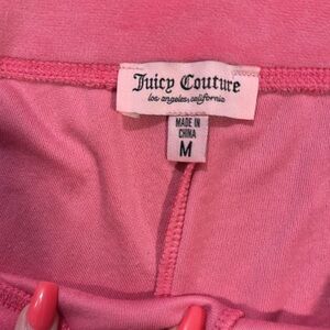 Juicy Couture Pink Velour Sweatpants